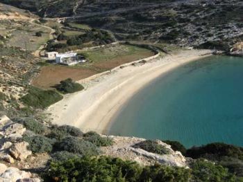 Donoussa island in Small Cyclades, Greece